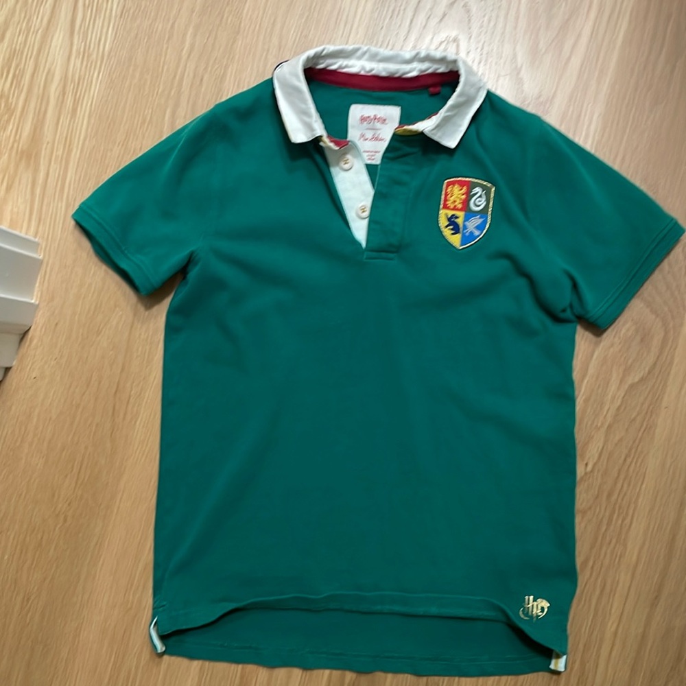 Mini Boden boys Hogworts Polo, Size 11-12